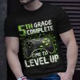 5Th Grade Complete Time To Level Up Happy Last Day Of School Unisex T-Shirt Gifts for Him