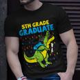 5Th Grade Graduate Dinosaur Trex Fifth Grade Graduation Unisex T-Shirt Gifts for Him
