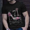 71 & Fabulous 71 Years Old And Fabulous 71St Birthday T-Shirt Gifts for Him