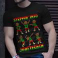 African American Boys Kids Stepping Into Junenth 1865 Unisex T-Shirt Gifts for Him