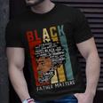 African Pride Black Dads Matter Unisex T-Shirt Gifts for Him