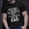 Alberto Name Father's Day Personalized Dad T-Shirt Gifts for Him