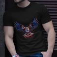 American Eagle Flag Usa 4Th Of July Unisex T-Shirt Gifts for Him