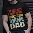 Anime Fathers Birthday Im An Anime Dad Funny Retro Vintage Gift For Women Unisex T-Shirt Gifts for Him