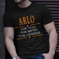 Arlo Name Gift Arlo The Man The Myth The Legend V2 Unisex T-Shirt Gifts for Him