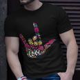 Asl Sign Language I Love You American Sign Language T-Shirt Gifts for Him