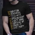 Theatre Acting Thespian Play Director T-Shirt Gifts for Him
