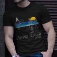 Avoca Beach Australia Surfing Beach Surf Guy With Dog T-Shirt Gifts for Him
