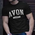 Avon Massachusetts Ma College University Sports Style T-Shirt Gifts for Him