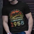 Awesome Since September 1958 Vintage 65Th Birthday T-Shirt Gifts for Him
