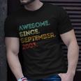 Awesome Since September 2003 20Th Birthday 20 Years Old T-Shirt Gifts for Him