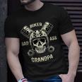 Bad Ass Biker Grandpa Motorcycle Fathers Day Gift Gift For Mens Unisex T-Shirt Gifts for Him