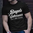 Bagels And Schmear Why I'm Here New York Deli Jewish Yiddish T-Shirt Gifts for Him