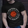 Basketball Motivation - Eat Sleep Hoop Repeat Unisex T-Shirt Gifts for Him