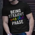 Being Straight Was The Phase Lgbt Gay Pride Closet Unisex T-Shirt Gifts for Him