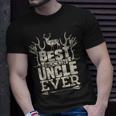 Best Buckin Uncle EverHunting Hunter Bucking Gift Hunter Funny Gifts Unisex T-Shirt Gifts for Him