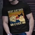 Best Cat Dad Ever Vintage Cat Daddy Father Day Gifts Unisex T-Shirt Gifts for Him