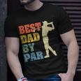 Best Dad By Par Daddy Fathers Day Gifts Golf Lover Golfer Unisex T-Shirt Gifts for Him