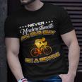 Bicycle Never Underestimate An Old Guy On A Bicycle T-Shirt Gifts for Him