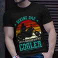 Biking Dad But Cooler Motorbike For Daddy Grandad Biker Unisex T-Shirt Gifts for Him