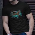 Birds Of Prey Hovering Harrier Hawk Marsh Hawk T-Shirt Gifts for Him