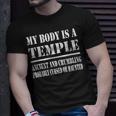 My Body Is A Temple Ancient And Crumbling Probably Cursed T-Shirt Gifts for Him
