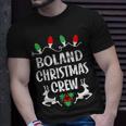 Boland Name Gift Christmas Crew Boland Unisex T-Shirt Gifts for Him