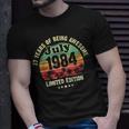 Born In July 1984 37 Year Old Birthday Limited Edition Unisex T-Shirt Gifts for Him