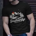 Breckenridge Colorado Vintage Mountain Landscape Unisex T-Shirt Gifts for Him