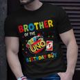 Brother Of The Uno Birthday Boy Uno Birthday Boy Unisex T-Shirt Gifts for Him