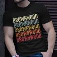 Brownwood Texas Brownwood Tx Retro Vintage Text T-Shirt Gifts for Him