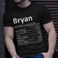 Bryan Nutrition Funny Birthday Personalized Name Gift Idea Unisex T-Shirt Gifts for Him