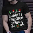 Burgett Name Gift Christmas Crew Burgett Unisex T-Shirt Gifts for Him