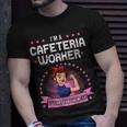 Cafeteria Worker Strong Woman Lunch Lady Food Service Crew T-Shirt Gifts for Him