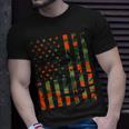 Camouflage American Flag For Hunters And Men Women Patriots Unisex T-Shirt Gifts for Him
