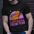 Capybara Friend Team Lover Animal Capybaras Rodent Unisex T-Shirt Gifts for Him