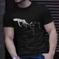 Cat Black Lover Skeleton Hand Boop Funny Halloween 2023 Unisex T-Shirt Gifts for Him