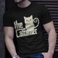 Cat Dad The Catfather Funny Cats Kitten Unisex T-Shirt Gifts for Him