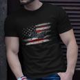 Ch-47 Chinook Helicopter Usa Flag Helicopter Pilot Gifts Unisex T-Shirt Gifts for Him