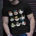 Character Classes Rpg Gamer Cute Ghost Nerdy For Halloween T-Shirt Gifts for Him
