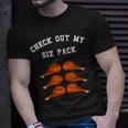 Check Out My Six 6 Pack Turkey Legs Happy Thanksgiving T-Shirt Gifts for Him