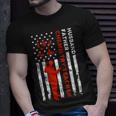 Chemistry Teacher Husband Dad Usa Flag American Fathers Gift For Womens Gift For Women Unisex T-Shirt Gifts for Him