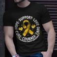 Childhood Cancer Support Family Childhood Cancer Awareness T-Shirt Gifts for Him