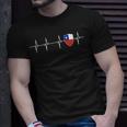 Chile Heart Chileno Heartbeat Ekg Pulse Chilean Flag Pride Unisex T-Shirt Gifts for Him