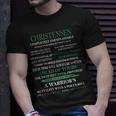 Christensen Name Gift Christensen Completely Unexplainable Unisex T-Shirt Gifts for Him