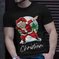 Christian Name Gift Santa Christian Unisex T-Shirt Gifts for Him