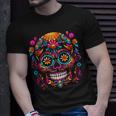 Cinco De Mayo Sugar Skull Dia De Los Muertos Day Of Dead T-Shirt Gifts for Him