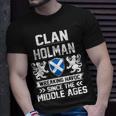 Clan Holman Scottish Family Clan Scotland Wreaking Havoc T18 Unisex T-Shirt Gifts for Him