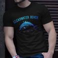 Clearwater Beach Florida Dolphin Scuba Diving Snorkeling T-Shirt Gifts for Him