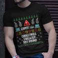 Computer Error 404 Ugly Christmas Sweater Not Found T-Shirt Gifts for Him